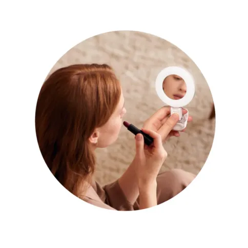 Telesin-Mini-Selfie-Ringlamp-met-klem-voor-smartphone-wit-7.webp