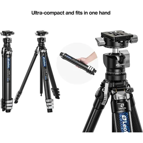 Leofoto-AZ-204C-LH-25R-Azure-series-Ultra-Compact-tripod-half-silver_3.jpg