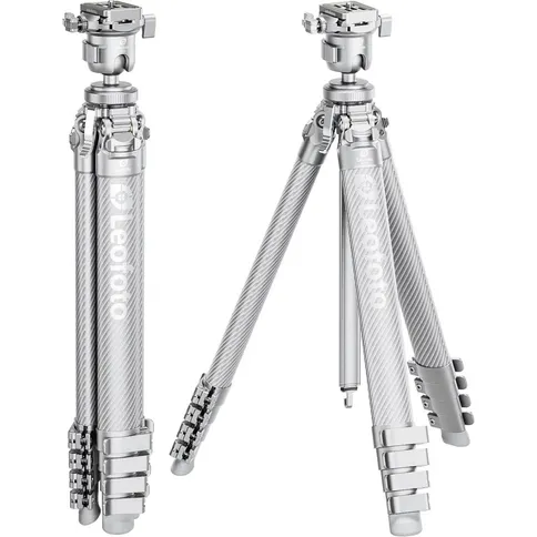 Leofoto-AZ-235C-MBH-30-Azure-series-Ultra-Compact-tripod-full-silver_1.jpg