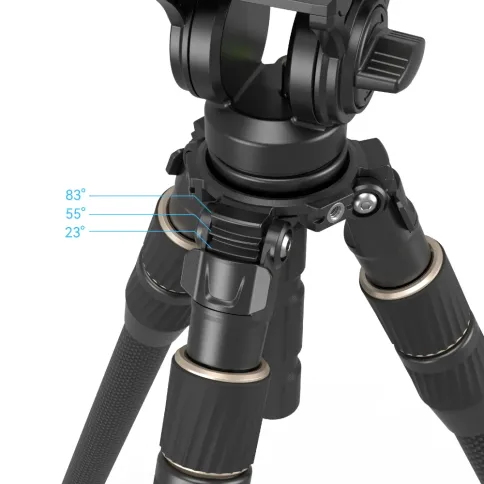 SmallRig 4643 FT-S303 Carbon Fiber Tripod Kit with head_5.webp