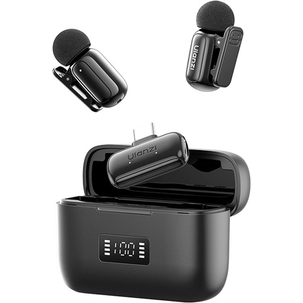 Microphone sans fil Ulanzi A200 Mini Mic USB-C - Noir