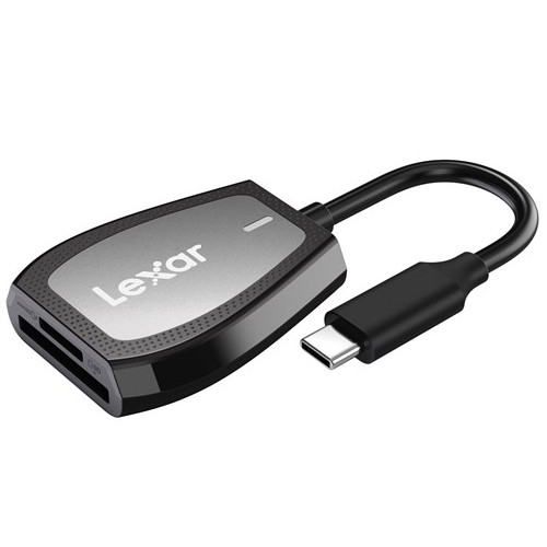 Lecteur professionnel USB-C à double fente de Lexar