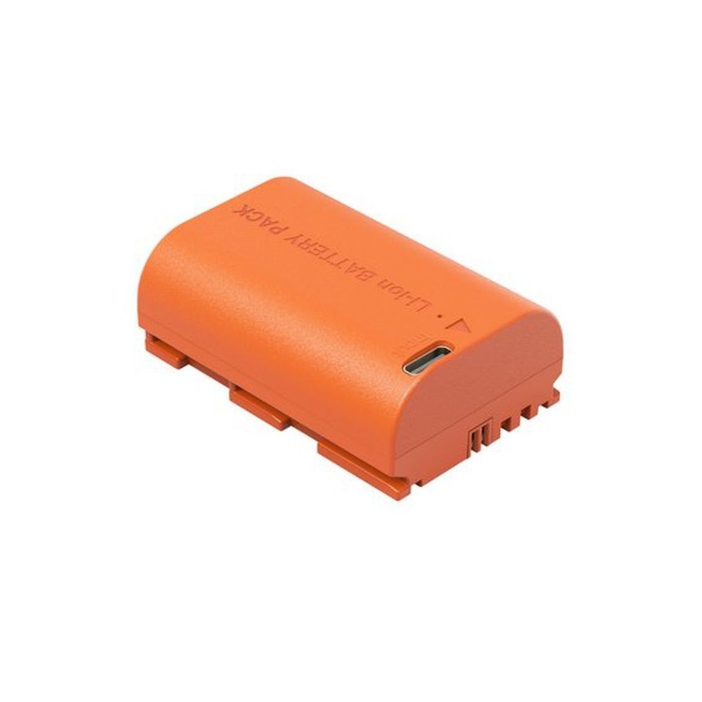 SmallRig 4968 LP-E6NH USB-C Batterie rechargeable pour appareil photo orange