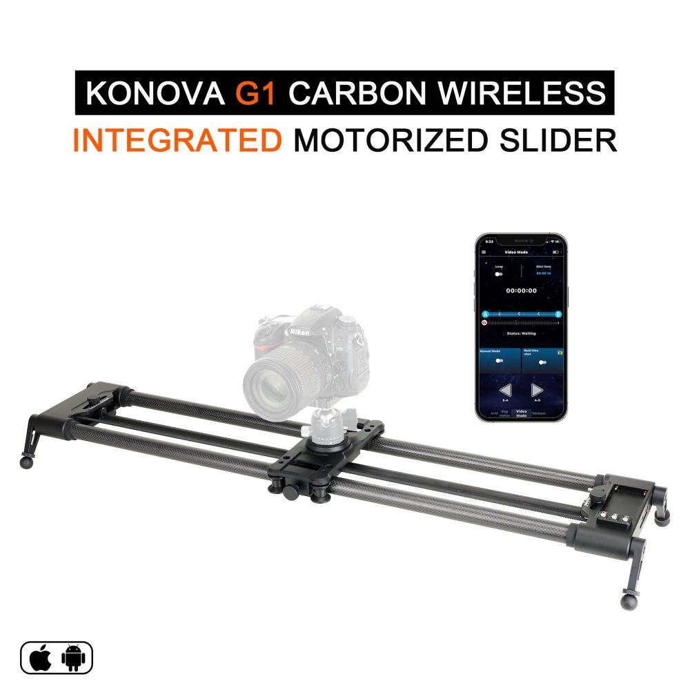Konova G1 120cm Slider motorisé en carbone