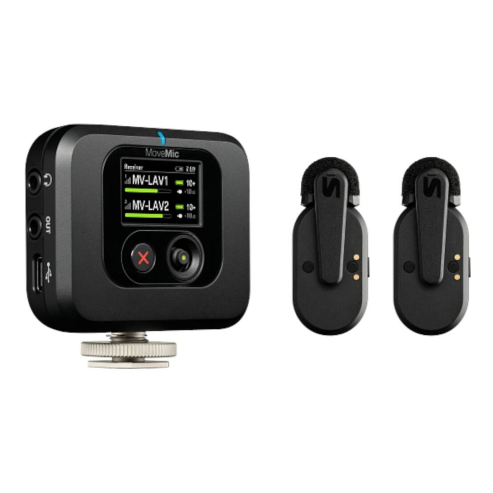 Système de cravate sans fil Shure MoveMic MV-TWO-KIT