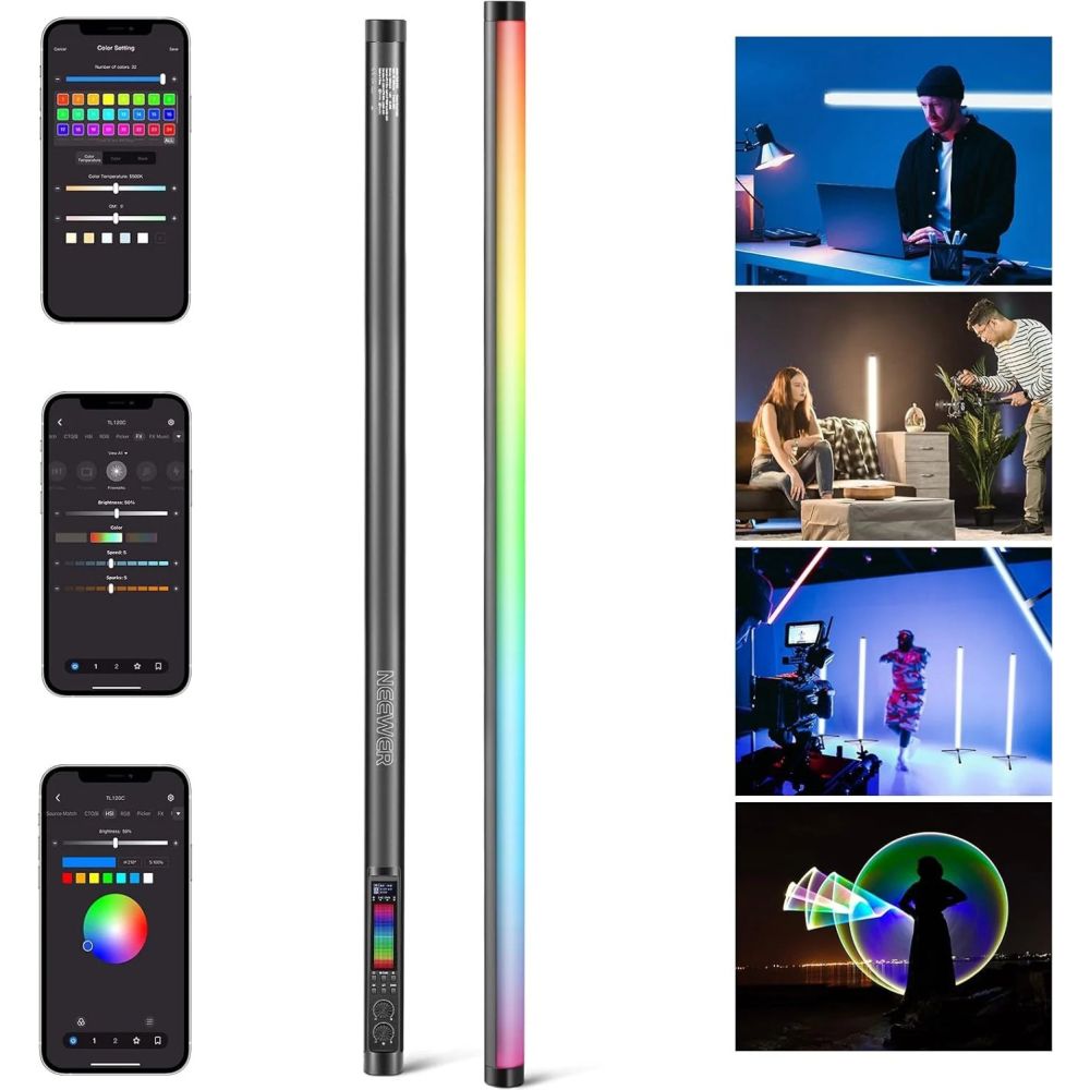 Tube lumineux LED RGB Neewer TL120C 42 W