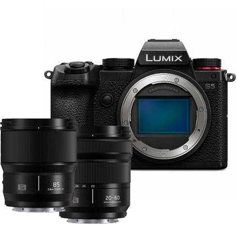 Appareil photo hybride Panasonic Lumix S5 Mark II + S 20-60mm f