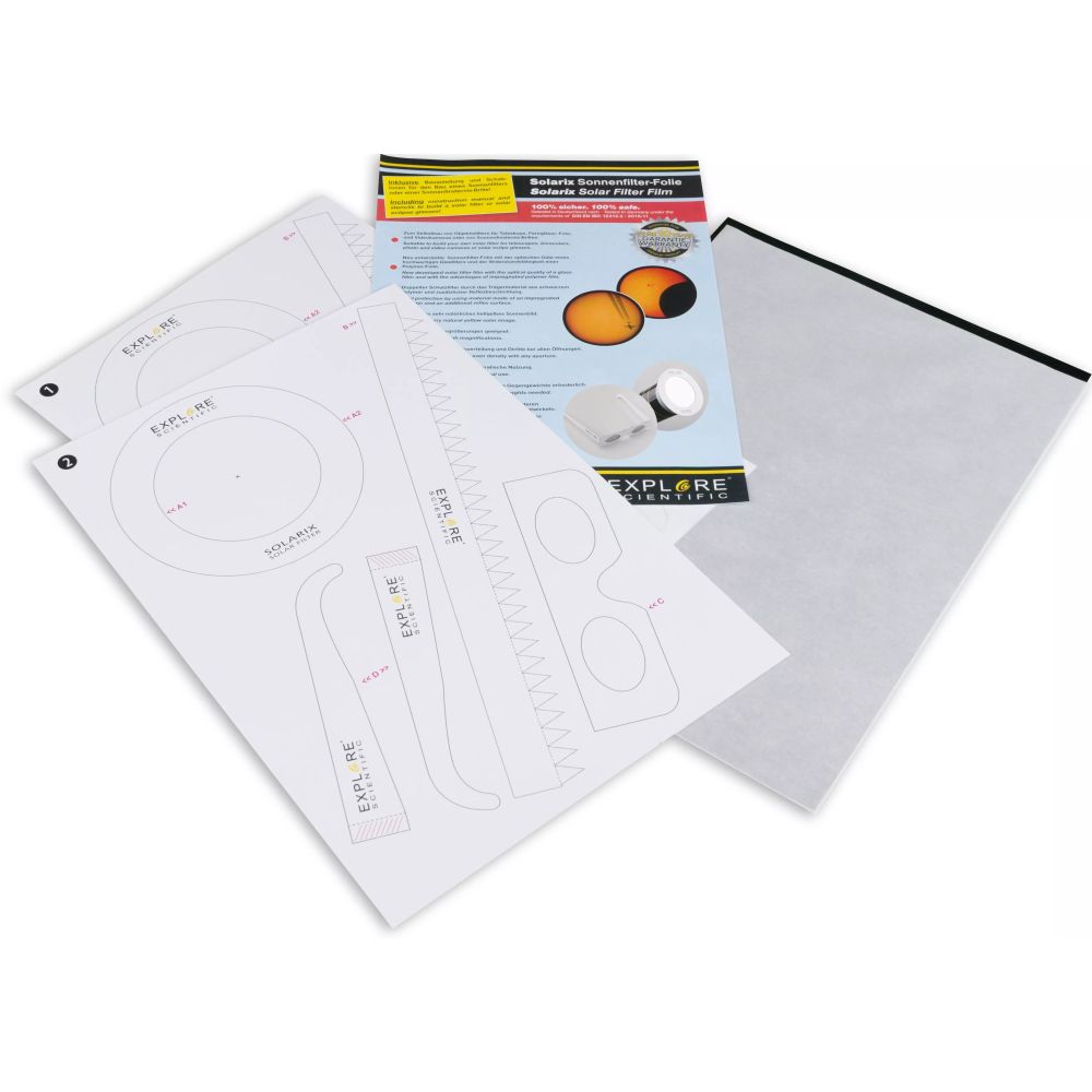 Explore Scientific Solarix Film filtrant solaire A4