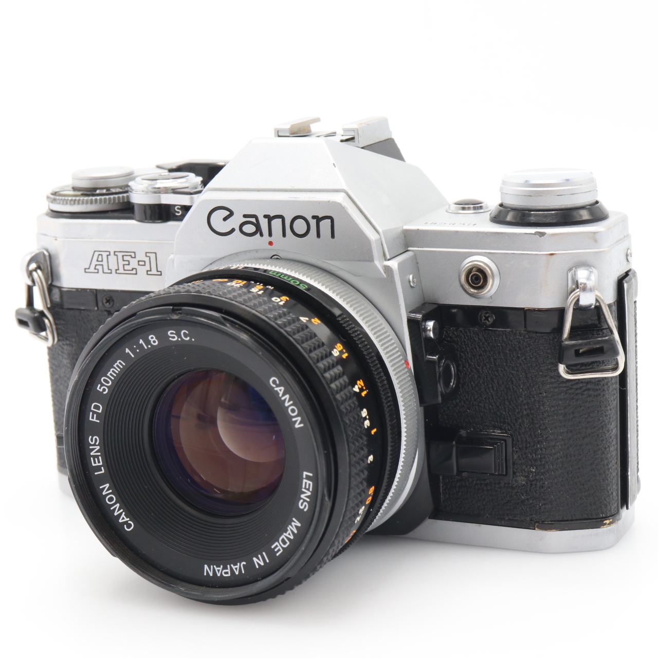 Canon AE-1 Appareil photo vintage avec objectif 50 mm f/1.8