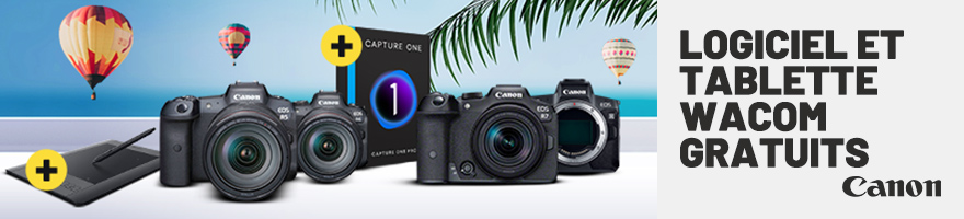 Canon Capture One Pro 22 et tablette Wacom Intuos Pro Small gratuits