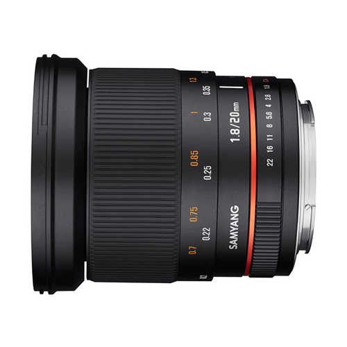 Samyang 20mm F1.8 ED AS UMC Canon
