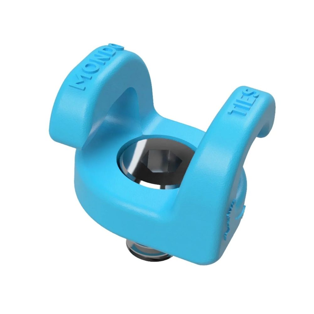 Kondor Blue Mondo Ties Clips de gestion de câbles pour caméras (1/4"-20) (5 Pack / Kondor Blue)