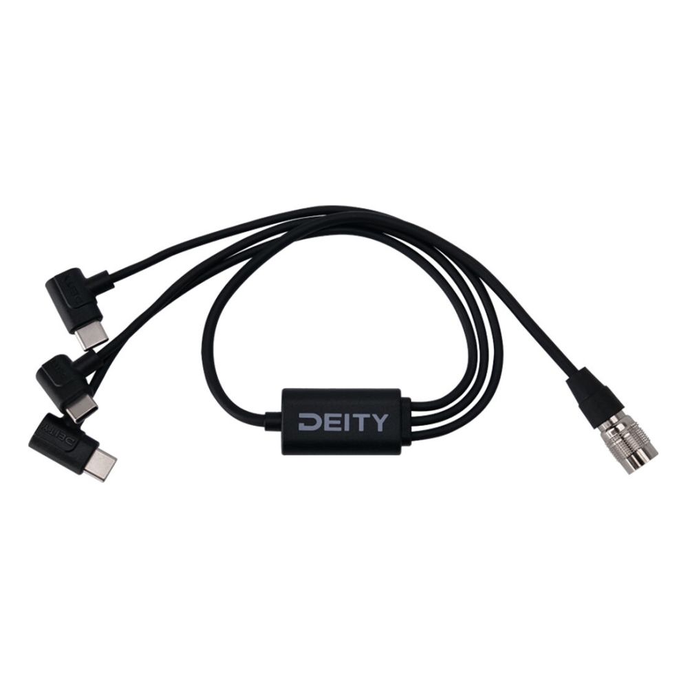 Deity SPD-HR3U (Hirose 4 broches vers Triple USB-C)