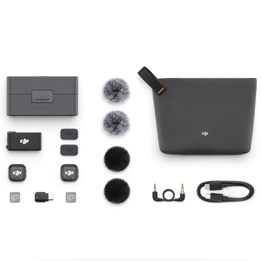 DJI Mic 3 (2 TX + 1 RX + étui de chargement)