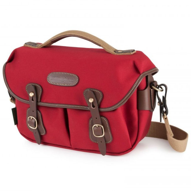 Sac Billingham Hadley Small Pro Bordeaux/Chocolat En Toile