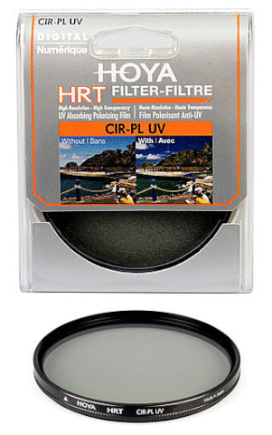 Filtre polarisant et revêtement UV Hoya HRT 58 mm