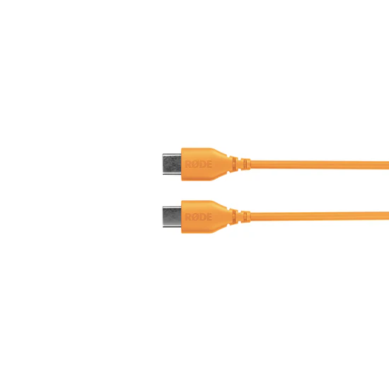 RODE SC22 Câble USB-C à USB-C de 30 cm, orange